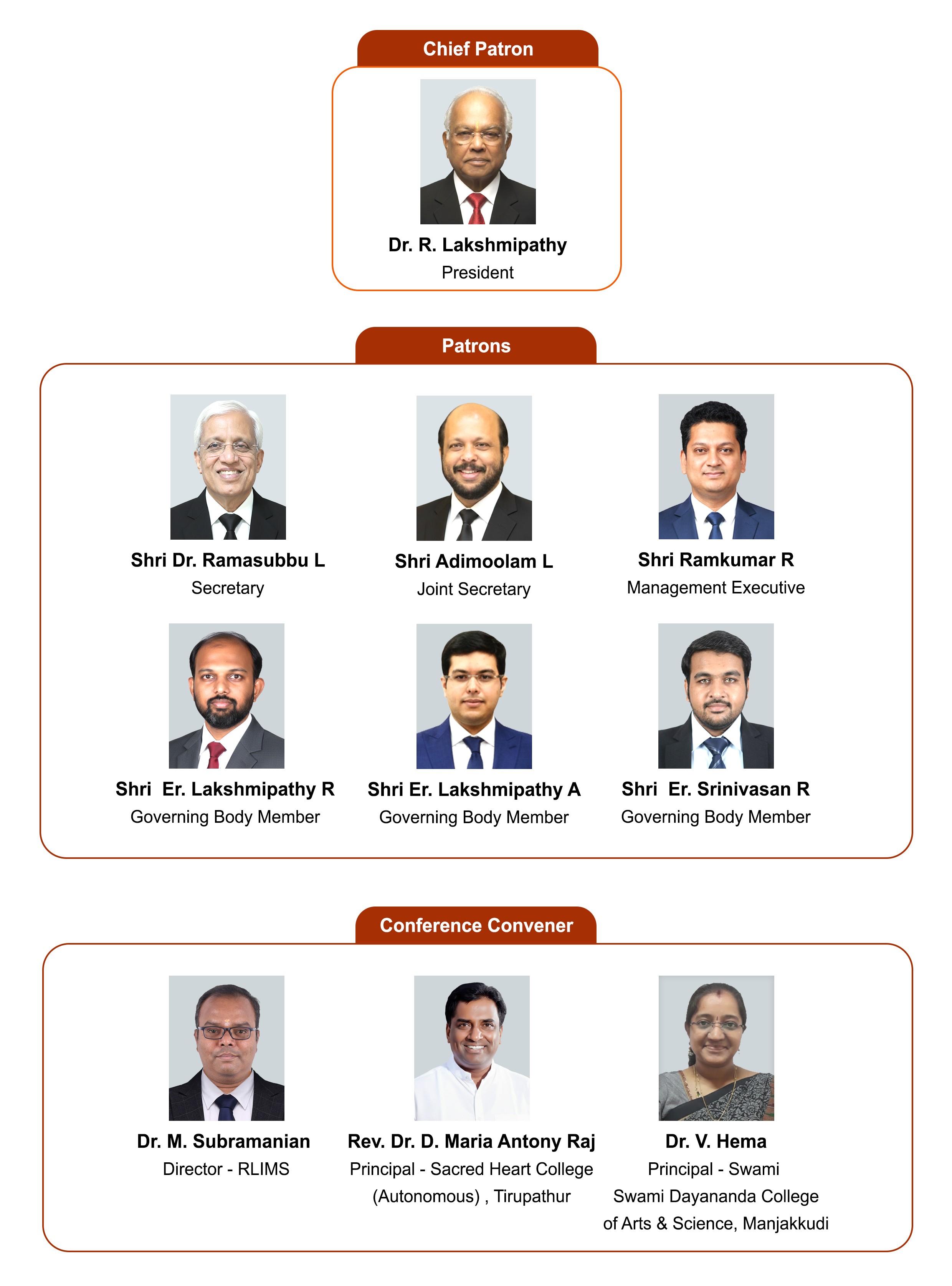 Conference Committee - MBA - RL Institute of Management Studies Madurai